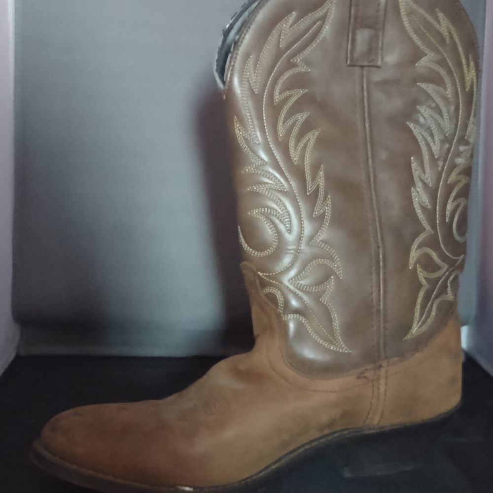 Brown Western Cowboy Boots - Picture 4 of 8